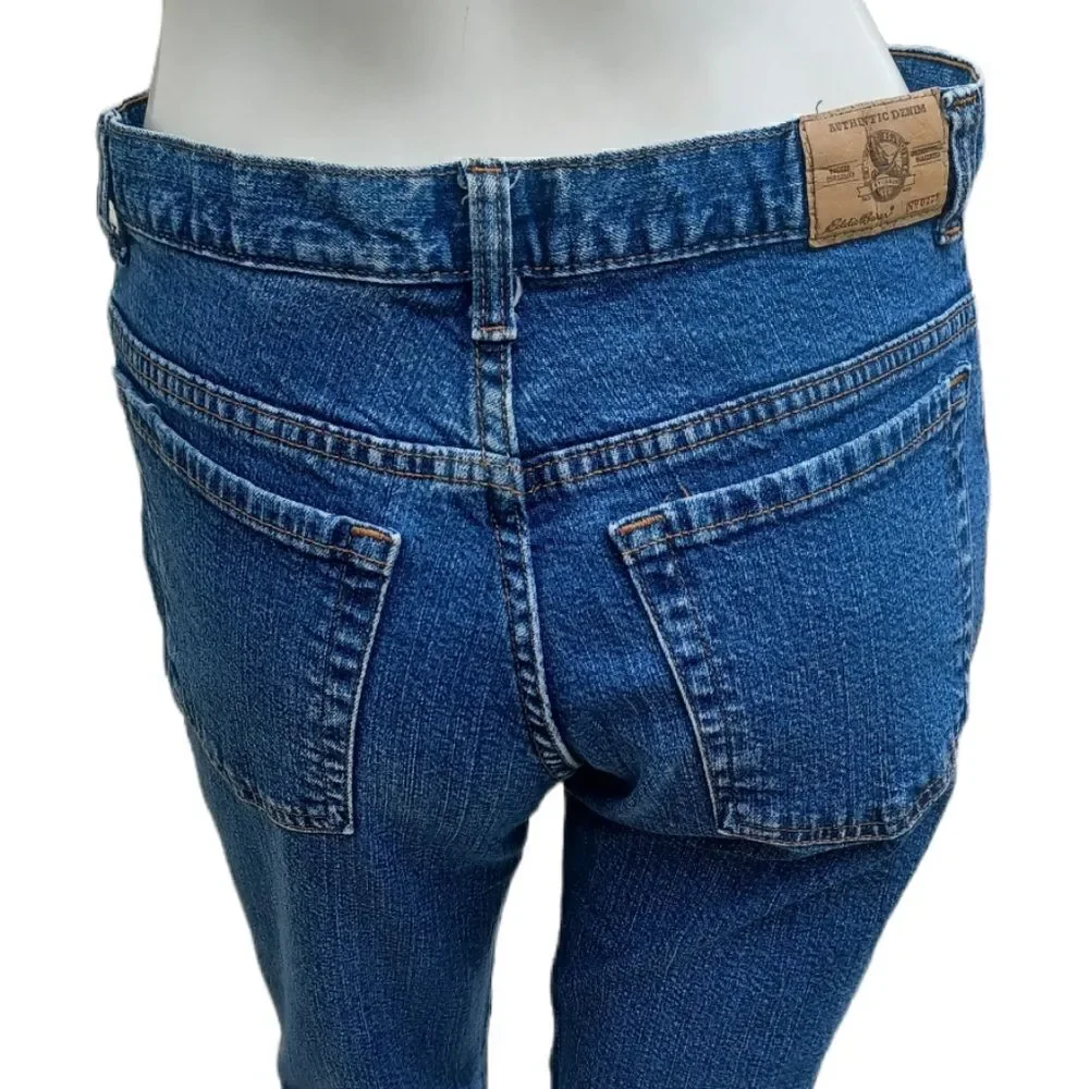 419510..Eddie Bauer Ankle Bootcut Jeans Size 6P,  W28